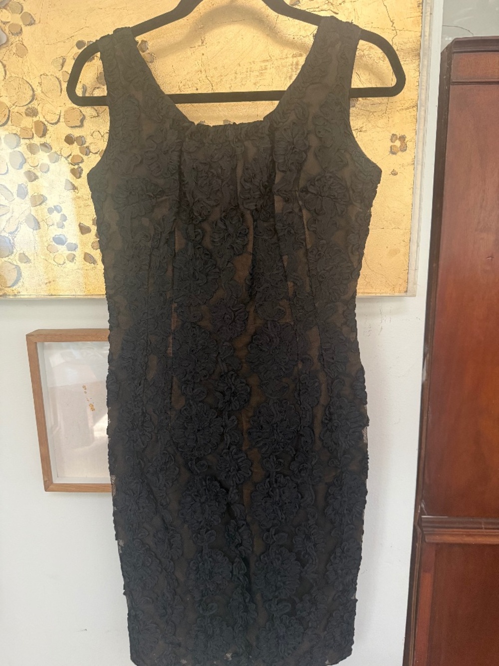 Vintage Lace Flower Dress
